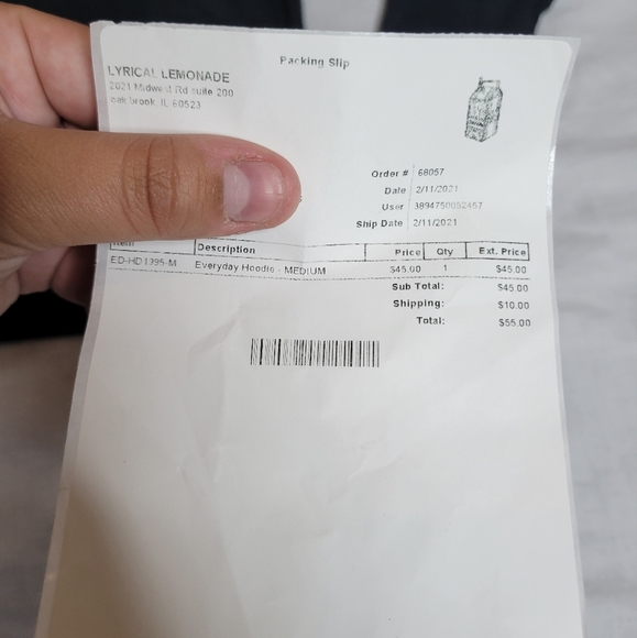 NWT Lyrical Lemonade Hoodie - Picture 4 of 4